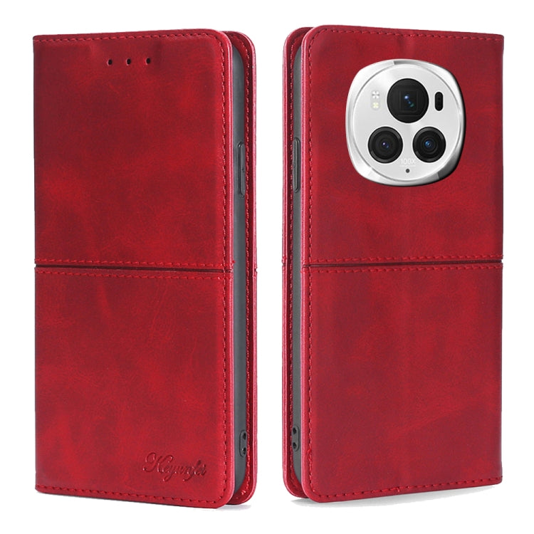 Custodia per telefono in pelle magnetica con trama di mucca, For Honor 200 Pro 5G, For Honor 200 Lite 5G Global, For Honor Magic6 Pro, For Honor Magic6