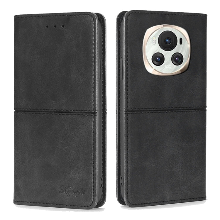 Custodia per telefono in pelle magnetica con trama di mucca, For Honor 200 Pro 5G, For Honor 200 Lite 5G Global, For Honor Magic6 Pro, For Honor Magic6