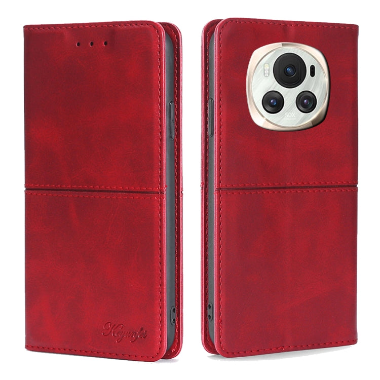 Custodia per telefono in pelle magnetica con trama di mucca, For Honor 200 Pro 5G, For Honor 200 Lite 5G Global, For Honor Magic6 Pro, For Honor Magic6