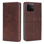 Custodia per telefono in pelle magnetica con trama di mucca, For Honor 400 Pro Global 160.8mm, For Honor X8c 4G, For Honor Play 60 Plus, For Honor 200 5G