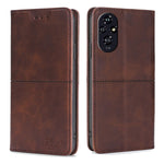 Custodia per telefono in pelle magnetica con trama di mucca, For Honor 400 Pro Global 160.8mm, For Honor X8c 4G, For Honor Play 60 Plus, For Honor 200 5G