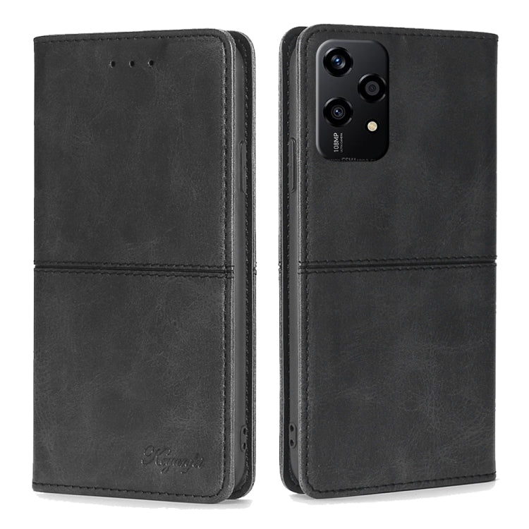 Custodia per telefono in pelle magnetica con trama di mucca, For Honor 200 Pro 5G, For Honor 200 Lite 5G Global, For Honor Magic6 Pro, For Honor Magic6