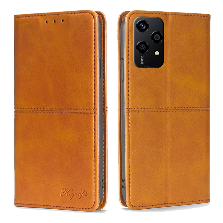 Custodia per telefono in pelle magnetica con trama di mucca, For Honor 200 Pro 5G, For Honor 200 Lite 5G Global, For Honor Magic6 Pro, For Honor Magic6