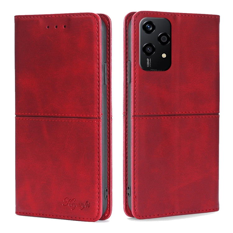 Custodia per telefono in pelle magnetica con trama di mucca, For Honor 200 Pro 5G, For Honor 200 Lite 5G Global, For Honor Magic6 Pro, For Honor Magic6