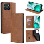 Custodia per telefono in pelle magnetica con trama di mucca, For Honor 400 Pro Global 160.8mm, For Honor X8c 4G, For Honor Play 60 Plus, For Honor 200 5G