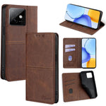 Custodia per telefono in pelle magnetica con trama di mucca, For Honor 400 Smart 5G, For Honor X70 5G, For Honor X6c 4G, For Honor X60 GT 5G