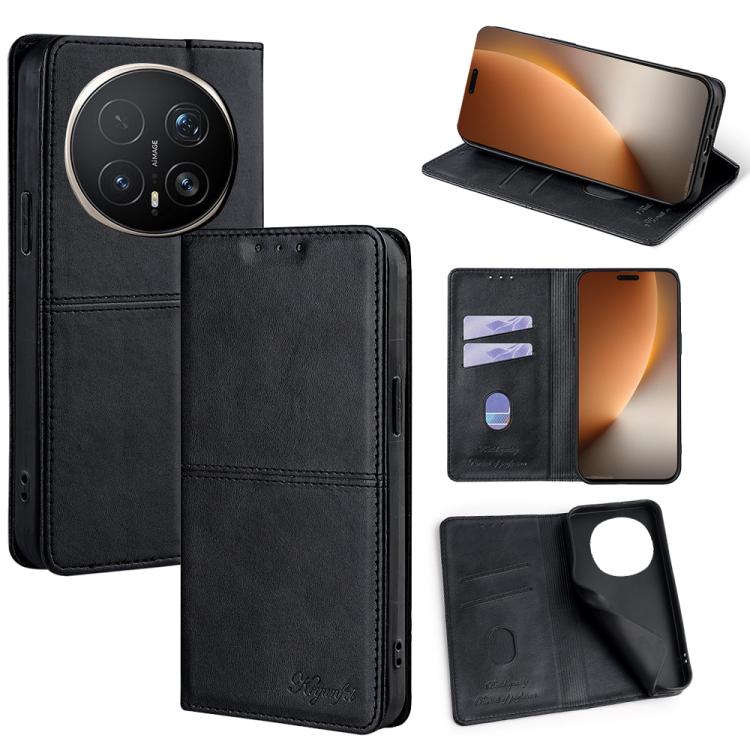Custodia per telefono in pelle magnetica con trama di mucca, For Honor X8d 4G, For Honor X5c 4G, For Honor Magic8 Pro, For Honor Magic8