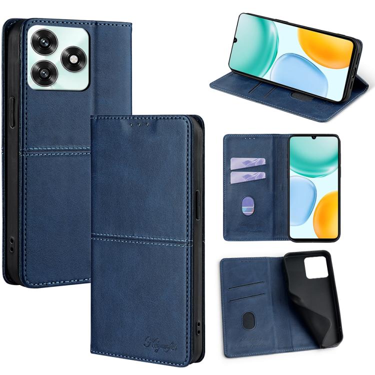 Custodia per telefono in pelle magnetica con trama di mucca, For Honor X8d 4G, For Honor X5c 4G, For Honor Magic8 Pro, For Honor Magic8