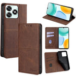 Custodia per telefono in pelle magnetica con trama di mucca, For Honor X8d 4G, For Honor X5c 4G, For Honor Magic8 Pro, For Honor Magic8