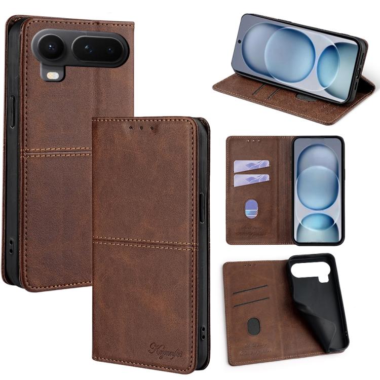 Custodia per telefono in pelle magnetica con trama di mucca, For Honor 600 Lite Global, For Honor X6d 5G, For Honor Magic8 Pro Air 5G, For Honor Power2