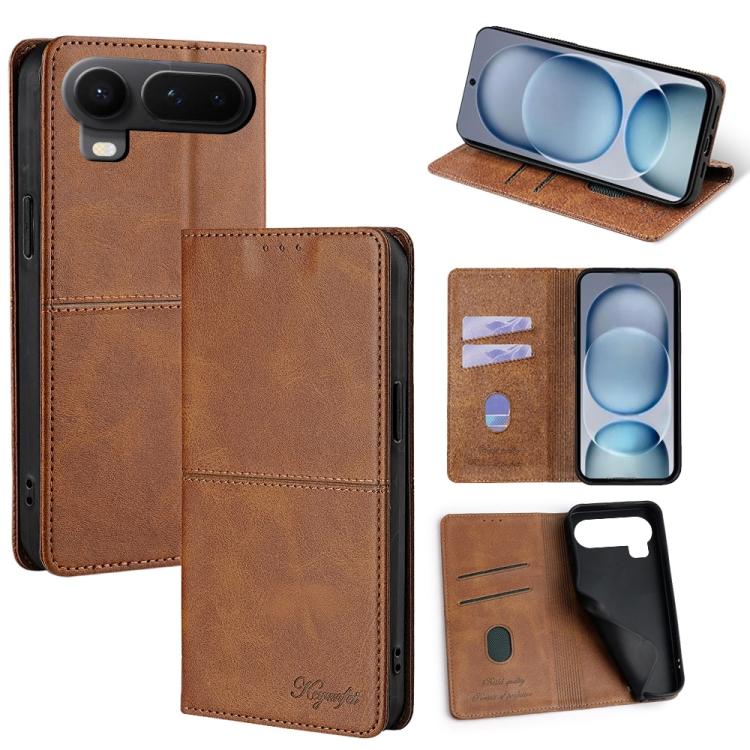 Custodia per telefono in pelle magnetica con trama di mucca, For Honor 600 Lite Global, For Honor X6d 5G, For Honor Magic8 Pro Air 5G, For Honor Power2