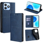 Custodia per telefono in pelle magnetica con trama di mucca, For Honor X8d 4G, For Honor X5c 4G, For Honor Magic8 Pro, For Honor Magic8
