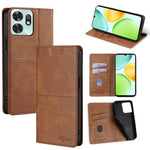 Custodia per telefono in pelle magnetica con trama di mucca, For Honor 600 Lite Global, For Honor X6d 5G, For Honor Magic8 Pro Air 5G, For Honor Power2