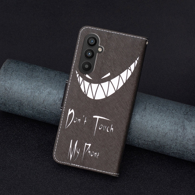 Custodia in pelle con motivo colorato per Samsung Galaxy A25 5G