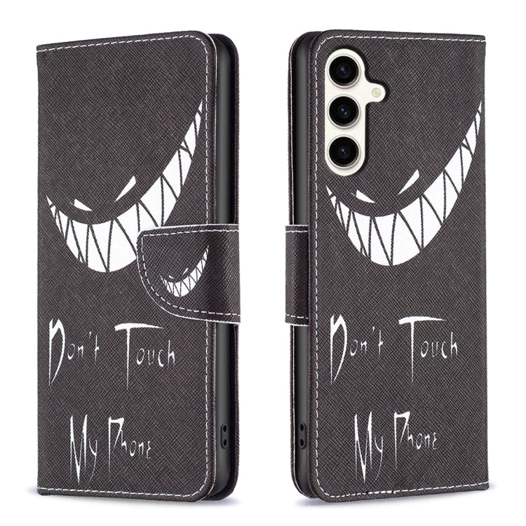 Custodia in pelle con motivo colorato per Samsung Galaxy S23 FE