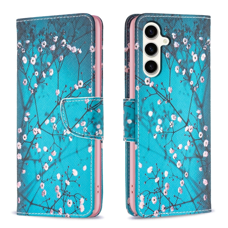 Custodia in pelle con motivo colorato per Samsung Galaxy S23 FE