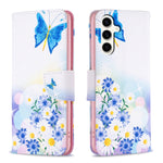 Custodia in pelle con motivo colorato per Samsung Galaxy S23 FE