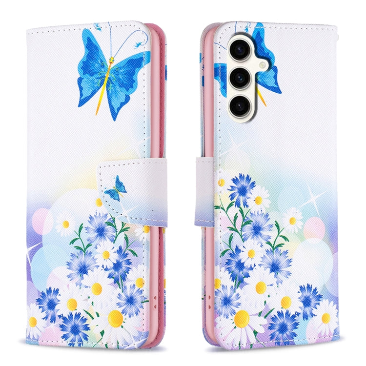 Custodia in pelle con motivo colorato per Samsung Galaxy S23 FE