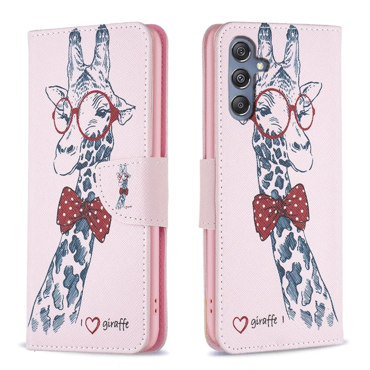 Custodia in pelle con motivo colorato per Samsung Galaxy A25 5G