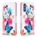 Custodia in pelle con motivo colorato per Samsung Galaxy A25 5G