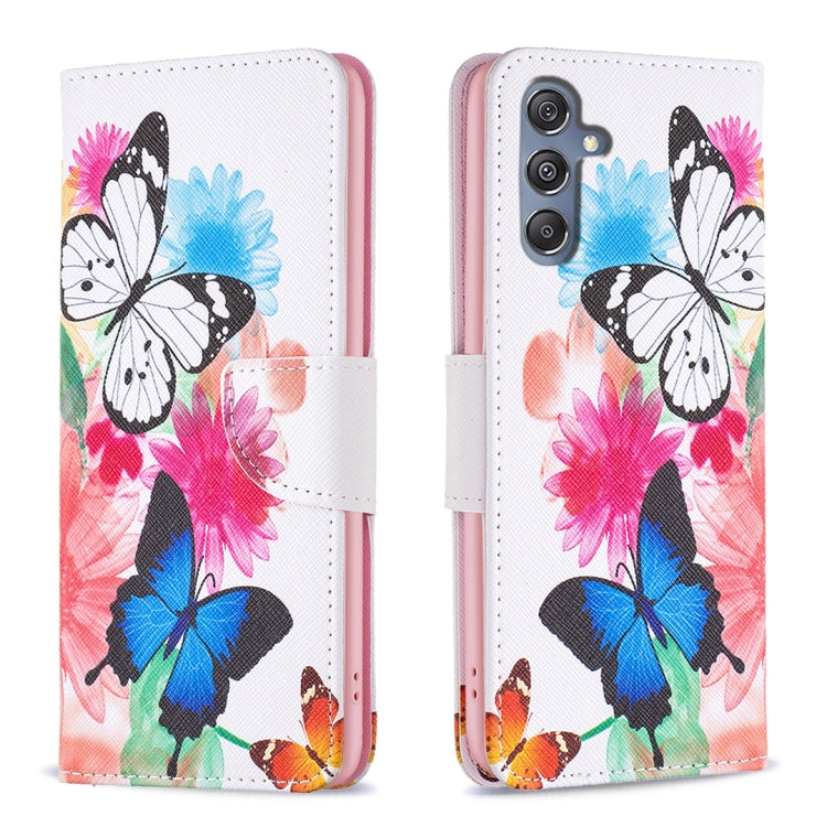 Custodia in pelle con motivo colorato per Samsung Galaxy A25 5G