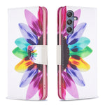 Custodia in pelle con motivo colorato per Samsung Galaxy A25 5G