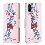 Custodia in pelle con motivo colorato per Samsung Galaxy S23 FE