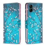 Custodia in pelle con motivo colorato per Samsung Galaxy S23 FE