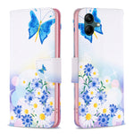 Custodia in pelle con motivo colorato per Samsung Galaxy S23 FE