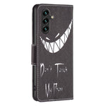 Custodia in pelle con motivo colorato per Samsung Galaxy S24 5G