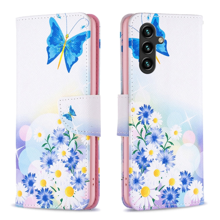 Custodia in pelle con motivo colorato per Samsung Galaxy S24 5G
