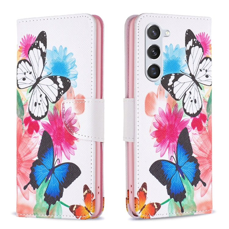 Custodia in pelle con motivo colorato per Samsung Galaxy S24 5G