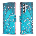 Custodia in pelle con motivo colorato per Samsung Galaxy S24 5G