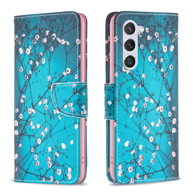 Custodia in pelle con motivo colorato per Samsung Galaxy S24 5G