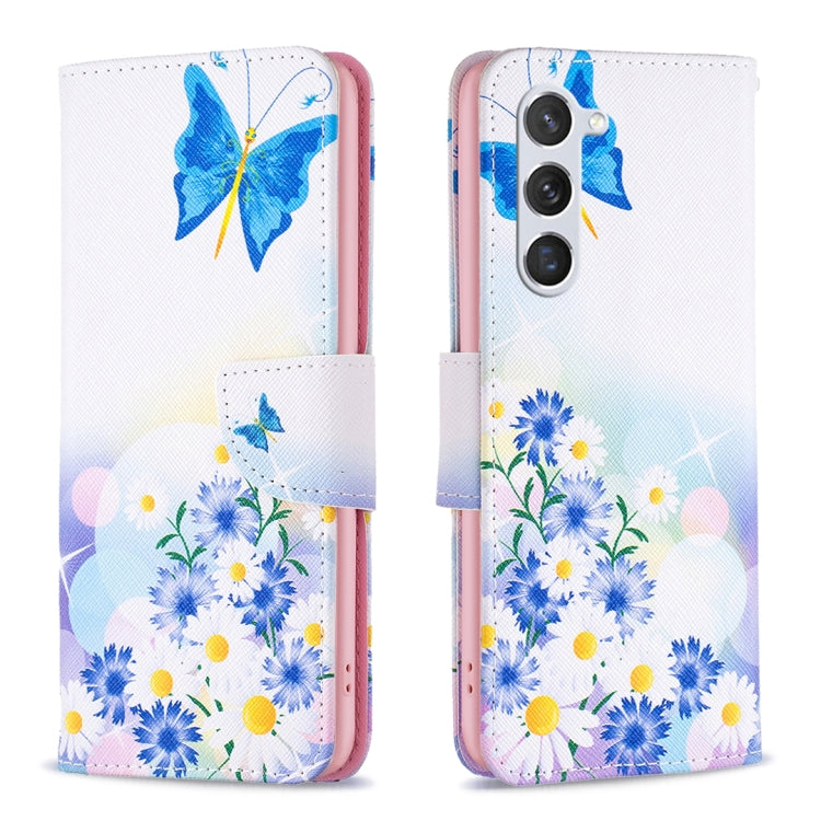 Custodia in pelle con motivo colorato per Samsung Galaxy S24 5G