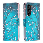 Custodia in pelle con motivo colorato per Samsung Galaxy S23 FE
