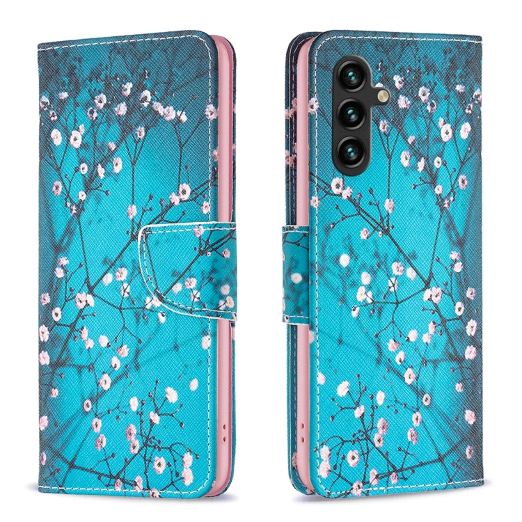 Custodia in pelle con motivo per Samsung Galaxy S24 Ultra