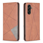 Custodia in pelle magnetica per Samsung Galaxy S23 FE 5G