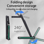 Caricabatterie wireless multifunzionale pieghevole H28 15W 5 in 1, H28