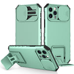 Custodia per telefono camshield scorrevole con supporto stereoscopico, For iPhone 16, For iPhone 15 Pro Max, For iPhone 15 Pro