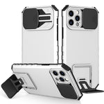 Custodia per telefono camshield scorrevole con supporto stereoscopico, For iPhone 16, For iPhone 15 Pro Max, For iPhone 15 Pro