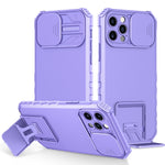 Custodia per telefono camshield scorrevole con supporto stereoscopico, For iPhone 16, For iPhone 15 Pro Max, For iPhone 15 Pro