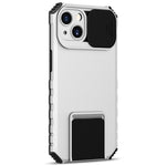 Custodia per telefono camshield scorrevole con supporto stereoscopico, For iPhone 15 Plus, For iPhone 15