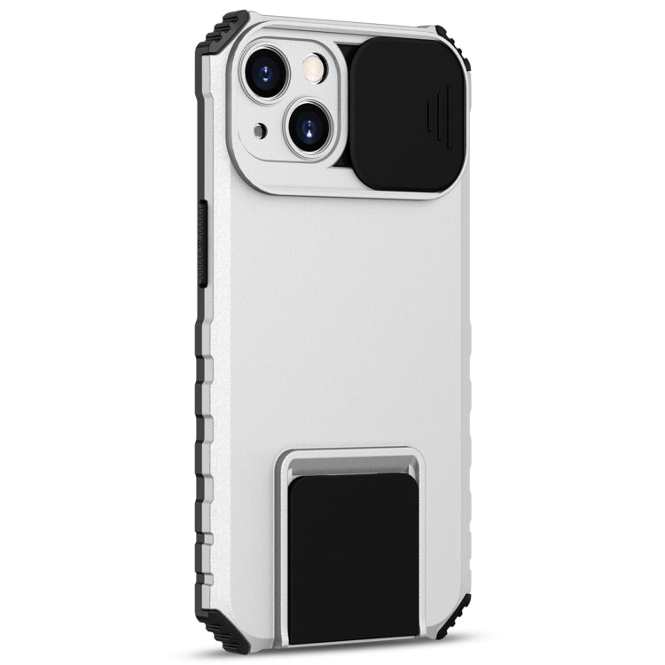 Custodia per telefono camshield scorrevole con supporto stereoscopico, For iPhone 15 Plus, For iPhone 15