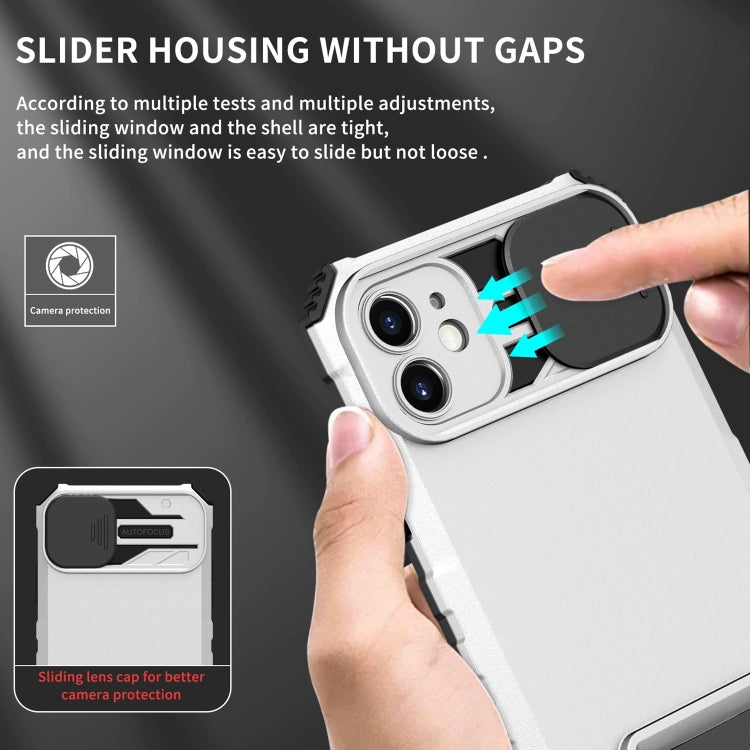 Custodia per telefono camshield scorrevole con supporto stereoscopico, For iPhone 15 Plus, For iPhone 15