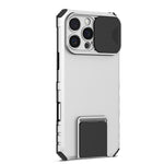 Custodia per telefono camshield scorrevole con supporto stereoscopico, For iPhone 16 Pro Max, For iPhone 16 Pro, For iPhone 16 Plus