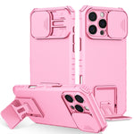 Custodia per telefono camshield scorrevole con supporto stereoscopico, For iPhone 16 Pro Max, For iPhone 16 Pro, For iPhone 16 Plus