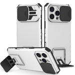 Custodia per telefono camshield scorrevole con supporto stereoscopico, For iPhone 16 Pro Max, For iPhone 16 Pro, For iPhone 16 Plus