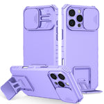 Custodia per telefono camshield scorrevole con supporto stereoscopico, For iPhone 16 Pro Max, For iPhone 16 Pro, For iPhone 16 Plus