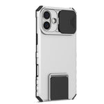 Custodia per telefono camshield scorrevole con supporto stereoscopico, For iPhone 16, For iPhone 15 Pro Max, For iPhone 15 Pro